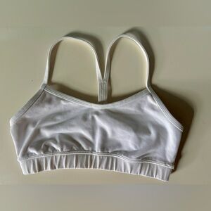 Classic White Lululemon Sports Bra Size 4